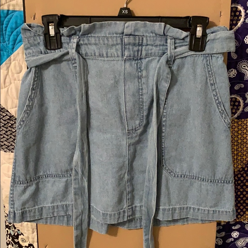 Paper bag skirt